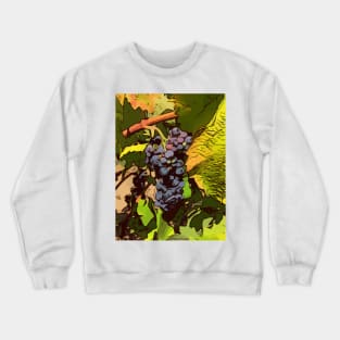 grapes on the vine Crewneck Sweatshirt